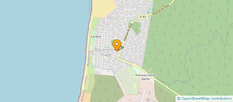 localisation de l'entreprise HC FAMILY  BISCARROSSE