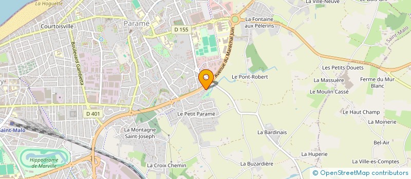 localisation de l'entreprise HC FINANCES à SAINT-MALO