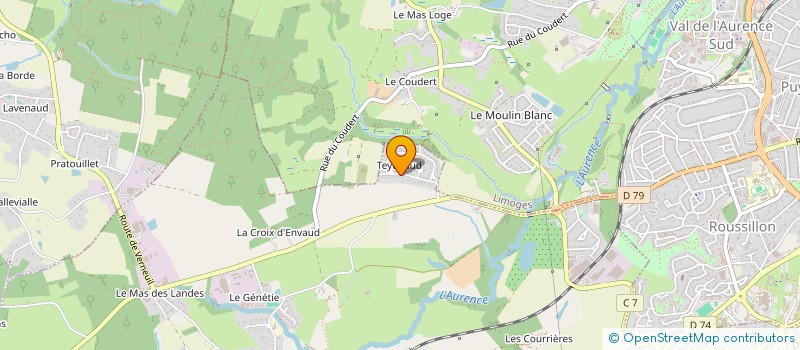localisation de l'entreprise HC GROUPE à ISLE