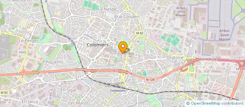 localisation de l'entreprise HC HOLDING à COLOMIERS