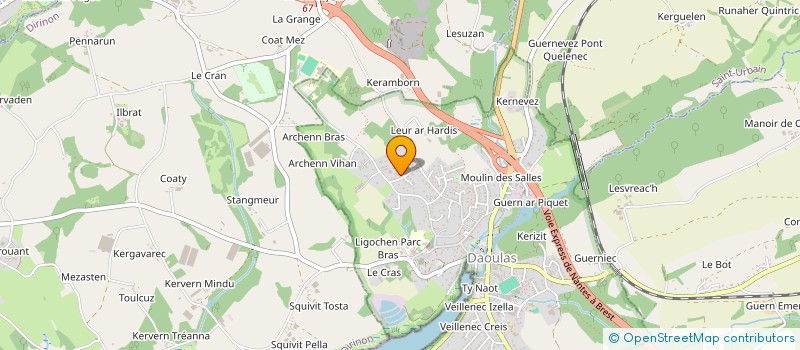 localisation de l'entreprise HC HOLDING  DAOULAS