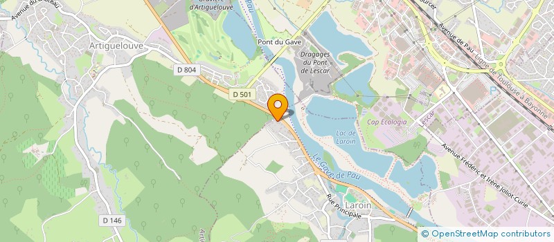 localisation de l'entreprise HC IMMO  LAROIN