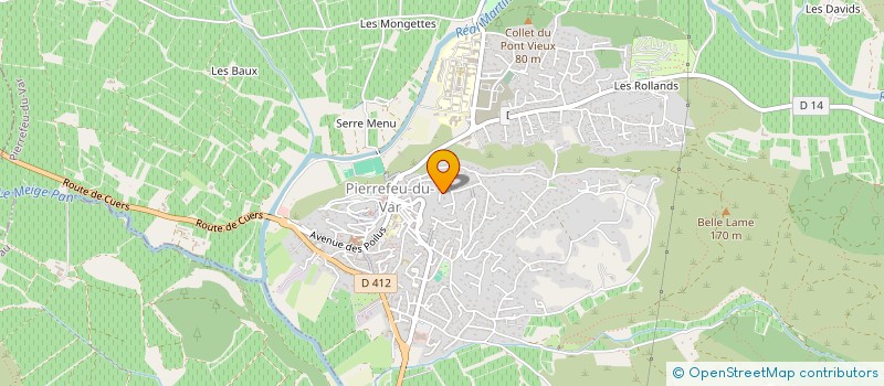 localisation de l'entreprise HC IMMO  PIERREFEU-DU-VAR