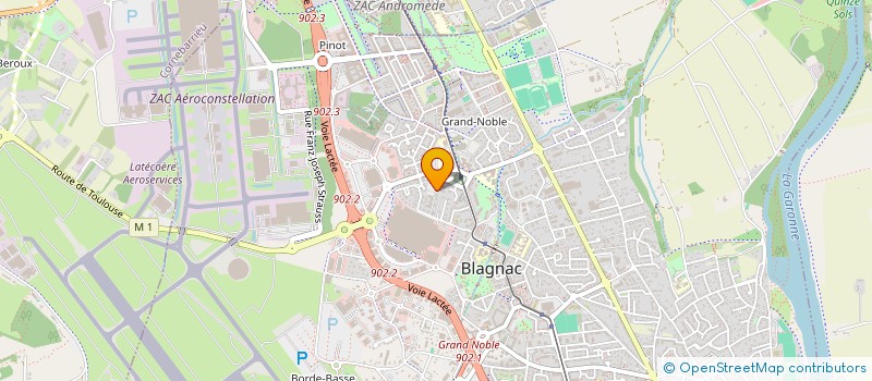 localisation de l'entreprise HC-IMMO à BLAGNAC