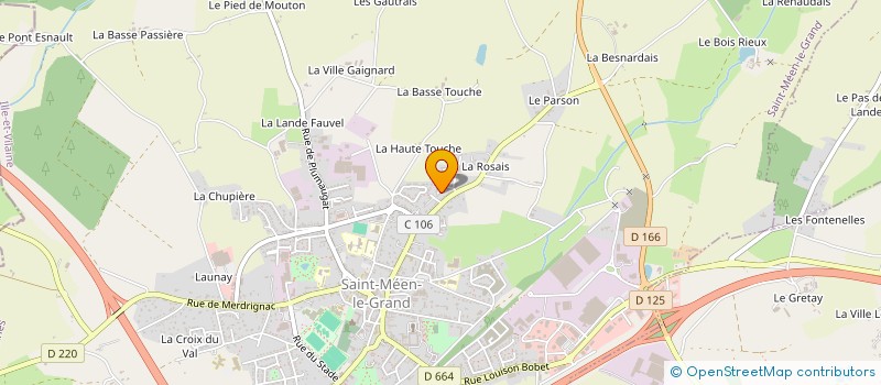 localisation de l'entreprise HC IMMO  SAINT-MEEN-LE-GRAND