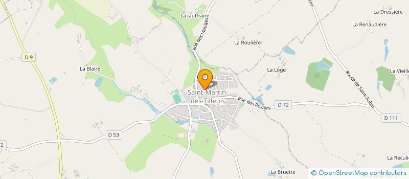 localisation de l'entreprise HC IMMOBILIER  SAINT-MARTIN-DES-TILLEULS