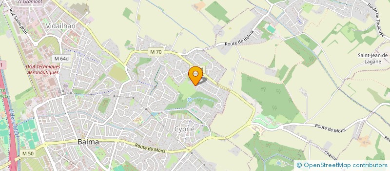 localisation de l'entreprise HC INVEST  BALMA