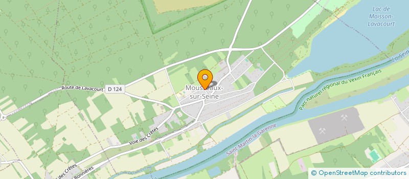 localisation de l'entreprise HC INVEST  MOUSSEAUX-SUR-SEINE