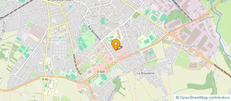 localisation de l'entreprise HC MACONNERIE à CHATEAUROUX