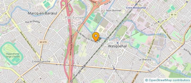 localisation de l'entreprise HC MEDICAL  WASQUEHAL