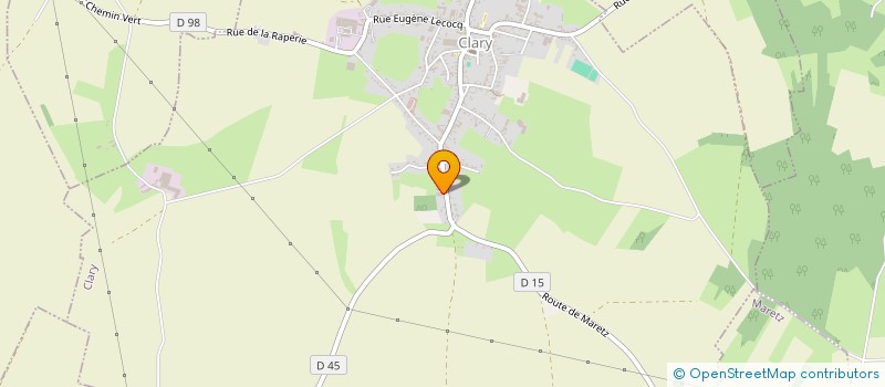 localisation de l'entreprise HC OPOLY  CLARY