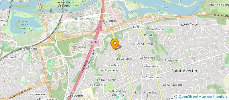 localisation de l'entreprise HC PEREIRA  SAINT-AVERTIN