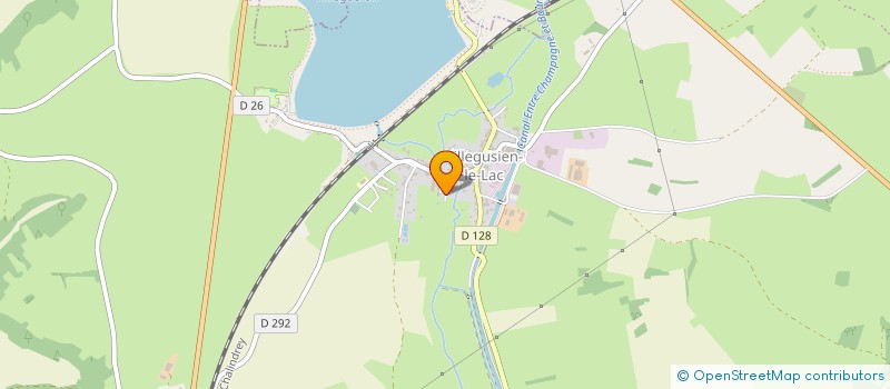 localisation de l'entreprise HC PERFORMANCE à VILLEGUSIEN-LE-LAC