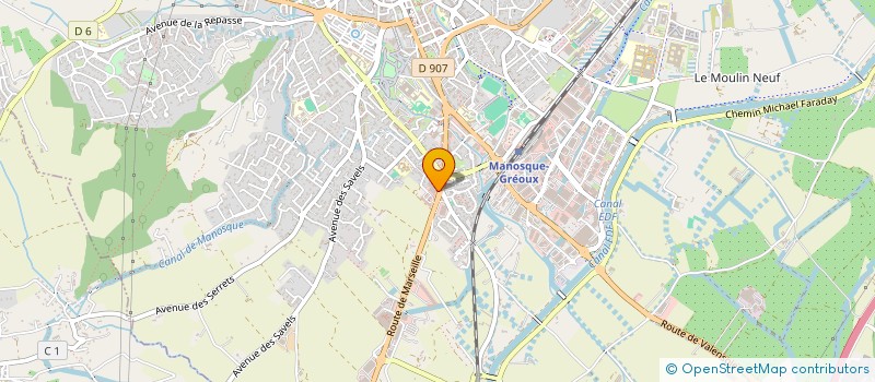 localisation de l'entreprise HC PNEUS VITROLLES  VITROLLES