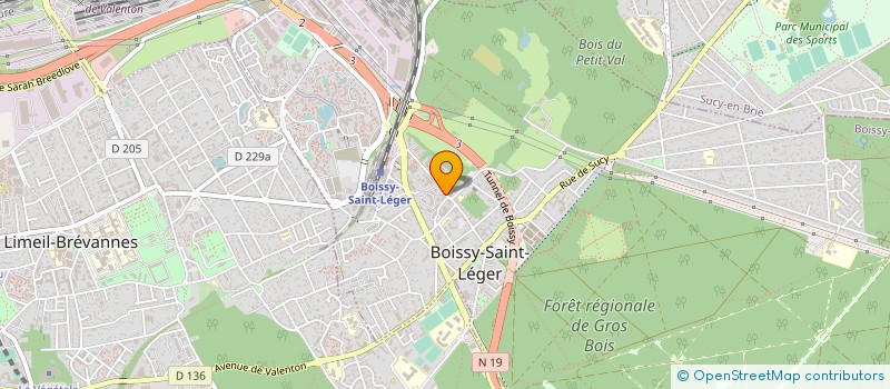 localisation de l'entreprise HC PRESTIGE VTC à BOISSY-SAINT-LEGER