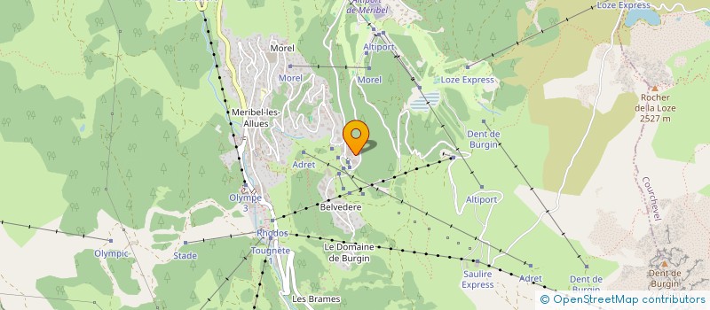 localisation de l'entreprise HC PROPERTIES SCI à LES ALLUES