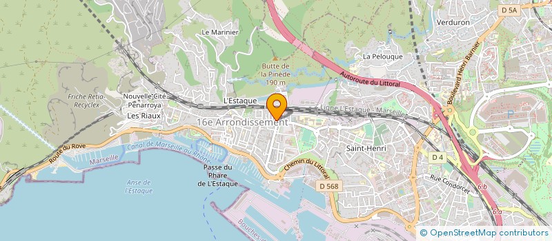 localisation de l'entreprise HC QUINCAILLERIE à MARSEILLE