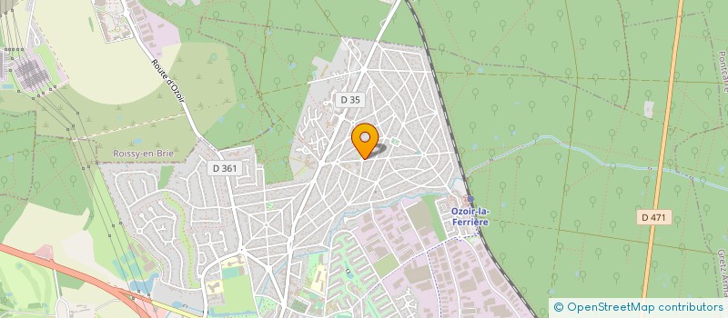 localisation de l'entreprise HC SERVICES 77 à OZOIR-LA-FERRIERE