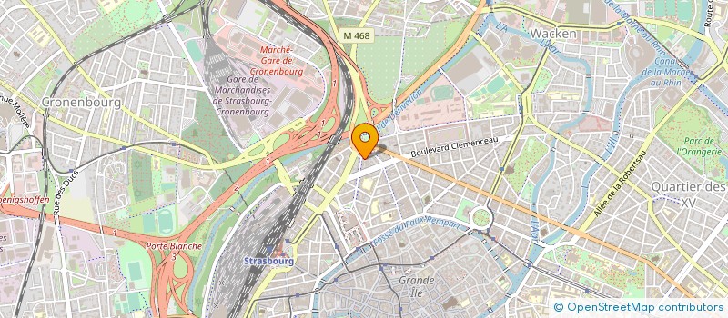 localisation de l'entreprise HC TOP WINES à STRASBOURG