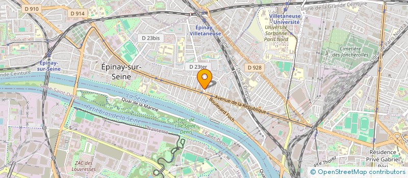 localisation de l'entreprise HC TRADING à EPINAY-SUR-SEINE