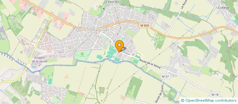 localisation de l'entreprise HC27 TRANSPORT  QUINT-FONSEGRIVES