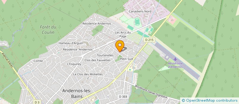 localisation de l'entreprise HC2A  ANDERNOS-LES-BAINS