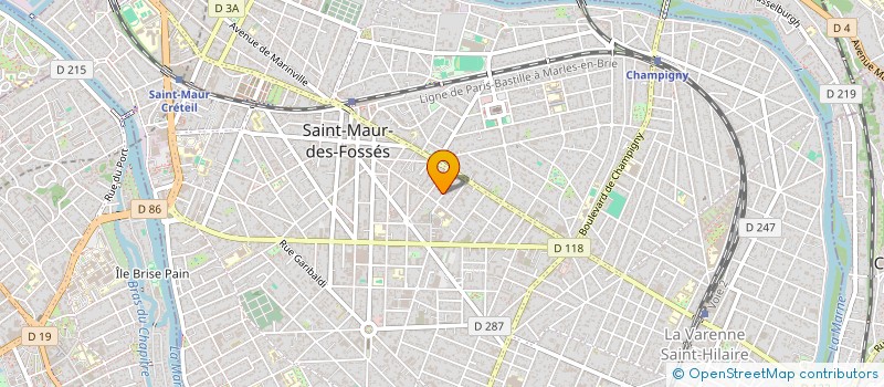 localisation de l'entreprise HC2F à SAINT-MAUR-DES-FOSSES