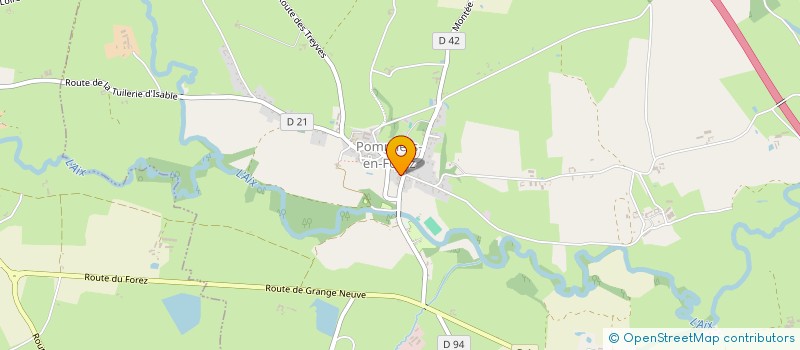 localisation de l'entreprise HC2F INVEST  POMMIERS-EN-FOREZ