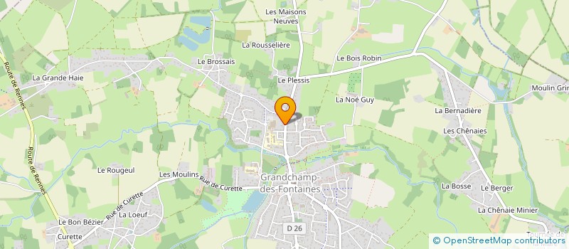 localisation de l'entreprise HC2M  GRANDCHAMP-DES-FONTAINES