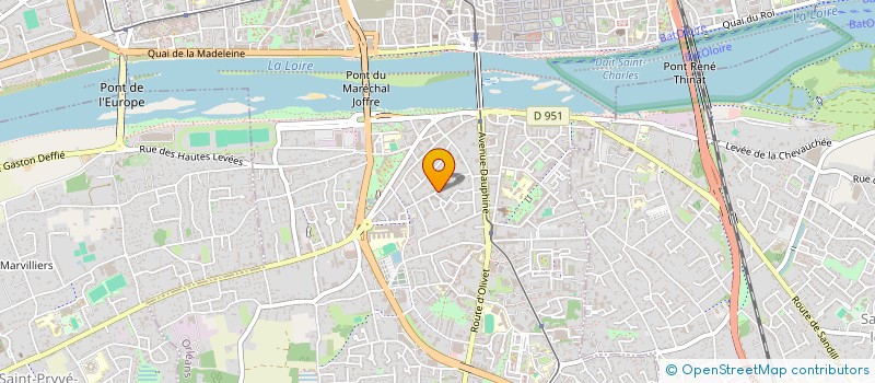 localisation de l'entreprise HC45 à ORLEANS