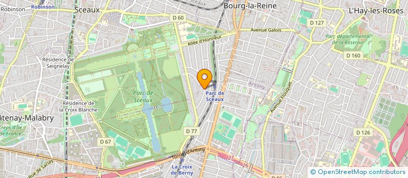 localisation de l'entreprise HCA HUGUES RENAUT HEALTH CARE ADVISORY à ANTONY