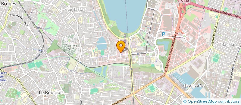 localisation de l'entreprise HCA IMMOBILIER  BRUGES