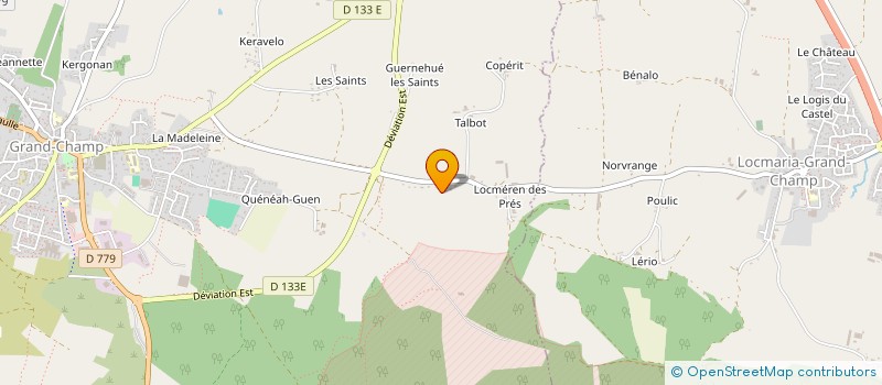 localisation de l'entreprise HCAJ  GRAND-CHAMP