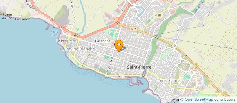 localisation de l'entreprise HCB à SAINT-PIERRE