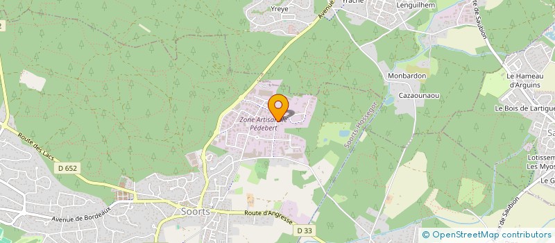 localisation de l'entreprise HCB  SOORTS-HOSSEGOR