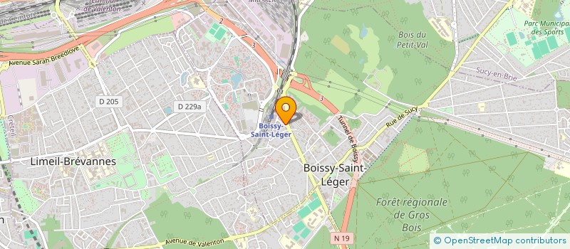 localisation de l'entreprise HCB SERVICES à BOISSY-SAINT-LEGER