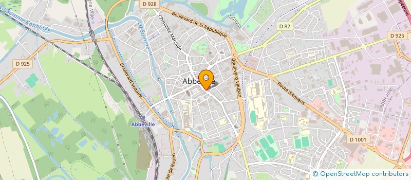 localisation de l'entreprise HCBA à ABBEVILLE