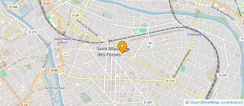 localisation de l'entreprise HCBR à SAINT-MAUR-DES-FOSSES