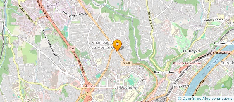 localisation de l'entreprise HCBR  CHAMPAGNE-AU-MONT-D'OR