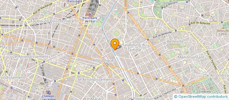 localisation de l'entreprise HCBS TELECOM  PARIS