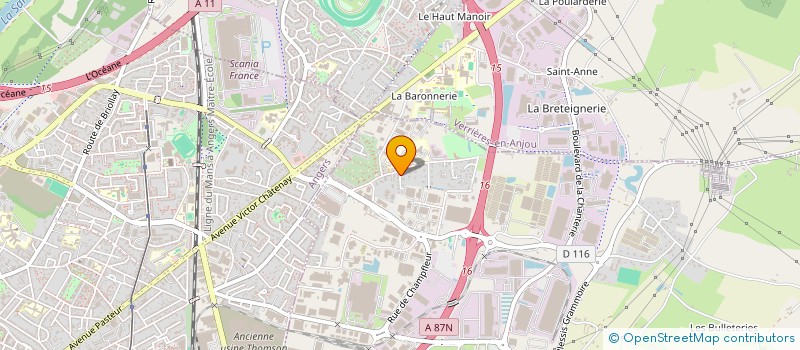 localisation de l'entreprise HCBT  SAINT-BARTHELEMY-D'ANJOU