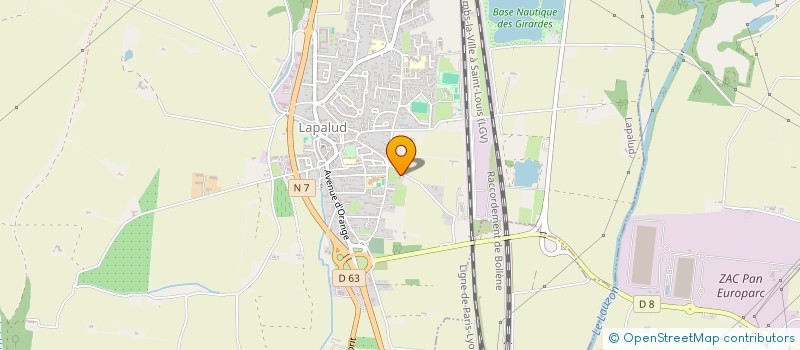 localisation de l'entreprise HCC  LAPALUD