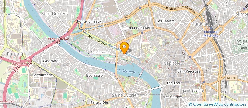 localisation de l'entreprise HCC à TOULOUSE