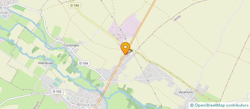 localisation de l'entreprise HCCB  BRIOUX-SUR-BOUTONNE