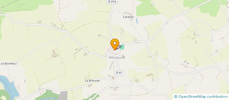 localisation de l'entreprise HCCC  ALLINEUC