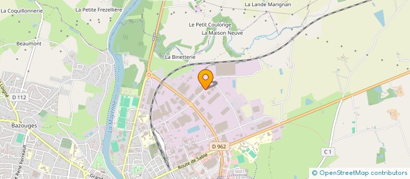 localisation de l'entreprise HCCG IMMO  CHATEAU-GONTIER-SUR-MAYENNE