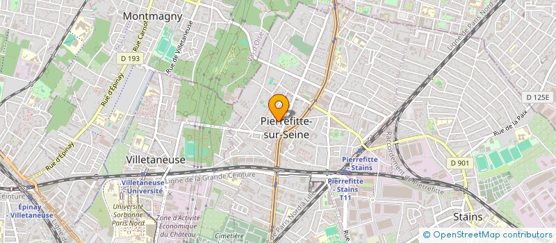 localisation de l'entreprise HCCLEAN SERVICE à PIERREFITTE-SUR-SEINE