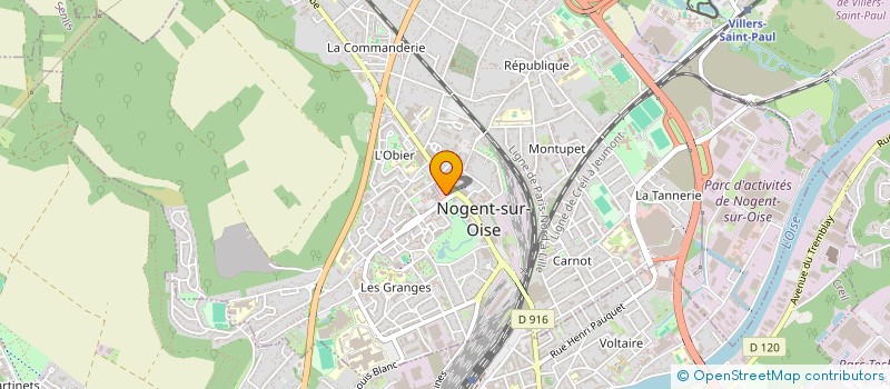 localisation de l'entreprise HCD à NOGENT SUR OISE