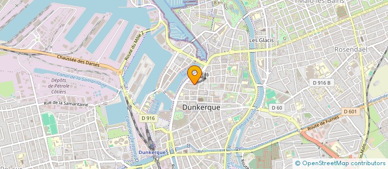 localisation de l'entreprise HCD à DUNKERQUE
