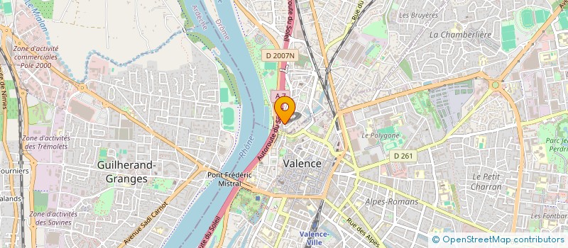 localisation de l'entreprise HCDS  BOURG-LES-VALENCE